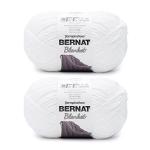 Bernat Blanket Yarn White - 2 Pack 10.5oz