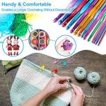 Colorful Ergonomic Crochet Hooks Set, 14 Sizes