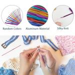 14PCS Colorful Crochet Hooks Set for Soft Crafts