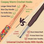 Coopay Cozy Crochet Hooks Set for Crafting