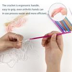 14PCS Colorful Crochet Hooks Set for Soft Crafts