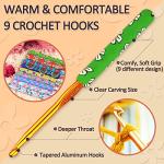 Coopay Cozy Crochet Hooks Set for Crafting