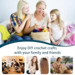 14PCS Colorful Crochet Hooks Set for Soft Crafts