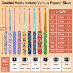 Coopay Cozy Crochet Hooks Set for Crafting