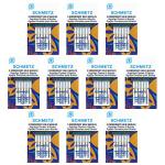 Schmetz Gold Titanium Coated Embroidery Needles, 10-Pack