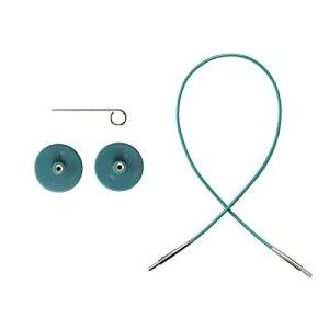 16" Green Interchangeable Knitting Needle Cable