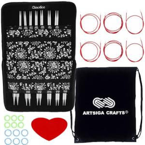 ChiaoGoo Red Lace Interchangeable Knitting Needle Set