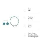 47" Green Interchangeable Knitting Needle Cable