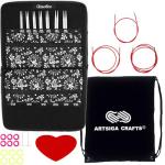 ChiaoGoo Red Lace 4-Inch Circular Needle Set