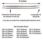 ChiaoGoo Red Lace Interchangeable Knitting Needle Set