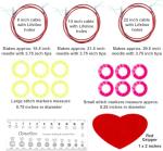 ChiaoGoo Red Lace 4-Inch Circular Needle Set