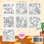 Cat Life Coloring Book for Adults and Teens