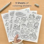 Coco Wyo Coloring Book and Sticker Set