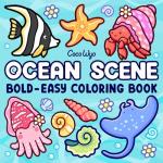Ocean Scene Coloring Book for All Ages