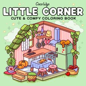 Cozy Spaces Coloring Book for Adults and Teens