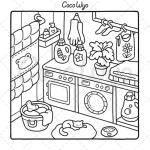 Cozy Spaces Coloring Book for Adults and Teens