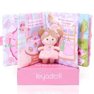 LeyaDoll Interactive Sensory Soft Cloth Book
