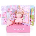 LeyaDoll Interactive Sensory Soft Cloth Book