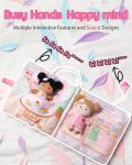 LeyaDoll Interactive Sensory Soft Cloth Book