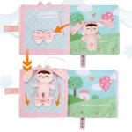 Interactive Soft Cloth Baby Books for Ages 0-2