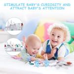 Vicloon 3D Touch and Feel Cloth Book for Babies