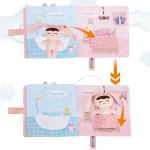 Interactive Soft Cloth Baby Books for Ages 0-2