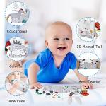 Vicloon 3D Touch and Feel Cloth Book for Babies