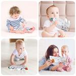 Vicloon 3D Touch and Feel Cloth Book for Babies