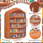 Cozy Book Lover Plushie Pillow Buddy
