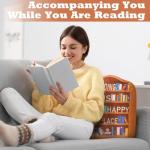 Cozy Book Lover Plushie Pillow Buddy