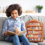 Cozy Book Lover Plushie Pillow Buddy