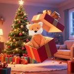 Apricot Lamb Plush Corduroy Fox Stuffed Animal