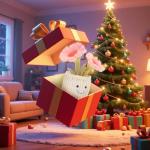 Apricot Lamb Sunflower Plush Toy for Kids