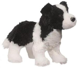 Douglas Border Collie Plush Toy, 20 cm