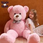 Huge Pink Teddy Bear Plush Toy for All Ages