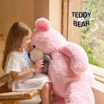 Huge Pink Teddy Bear Plush Toy for All Ages