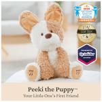 GUND Peeki The Puppy Animated Singing Plush Toy