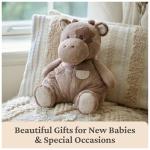 Oh So Snuggly Brown Cow Plush Toy 12.5”