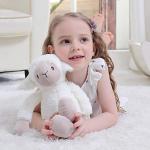 Cute 10-Inch Apricot Plush Lamb Toy