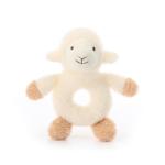 Apricot Lamb Soft Rattle Toy for Newborns