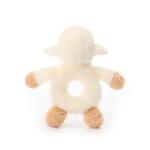 Apricot Lamb Soft Rattle Toy for Newborns