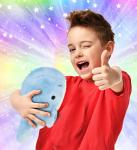 DolliBu Blue Whale Stuffed Animal – 7 Inches