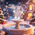 Apricot Lamb Bunny Snuggler Blanket for Babies