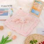 Pink Bunny Rabbit Stuffed Animal Security Blanket