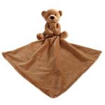 Brown Apricot Lamb Stuffed Animal Security Blanket