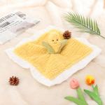 Apricot Lamb Soft Lovey Security Blanket for Babies