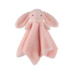 Blush Bunny Rabbit Plush Security Blanket Snuggler