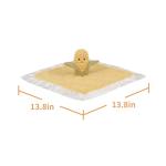 Apricot Lamb Soft Lovey Security Blanket for Babies