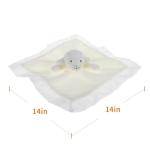 Apricot Lamb Plush Security Blanket for Infants