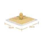 Apricot Lamb Soft Lovey Security Blanket for Babies
